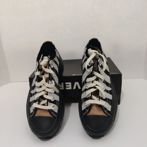 Women's Converse Run Star Hike Low Black 172037C - Picture 3 of 7